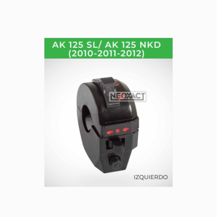 COMANDO IZQUIERDO AKT 125 SL/ AK 125 NKD (2010-2011-2012)
