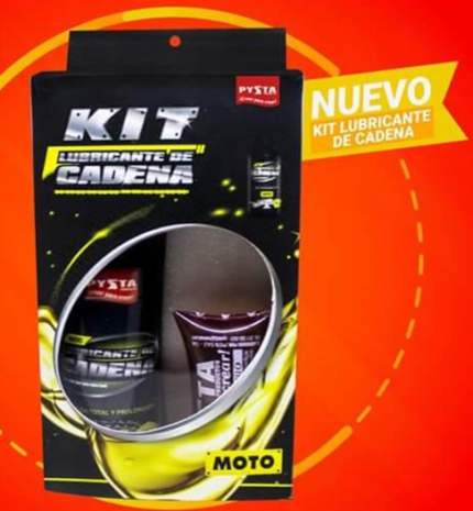 PYSTA KIT DESENGRASANTE Y LUBRICANTE DE CADENA 120 ML