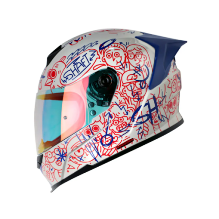 CASCO INTEGRADO SHAFT 502 SP PEEPS GR.CL AZ  TALLA M