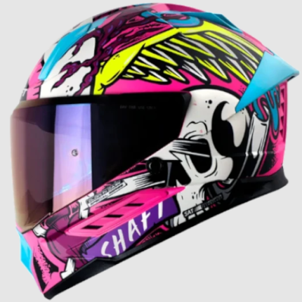 CASCO INTEGRADO SHAFT 595 OLD_SKULL FC MR SM TALLA M
