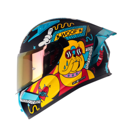 CASCO INTEGRADO SHAFT526SPEVOUNGLORIOUSDOG TALLA M