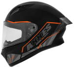 CASCO AXXES  INTEGRADO BUSHI NEGRO NAR BRILLO TALLA XL