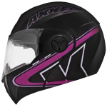CASCO AXXES ABATIBLE LEV NEGRO MOR MATE TALLA L