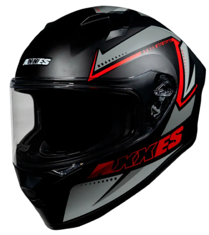 CASCO INT AXXES RAGE N MATE ROJO TALLA L