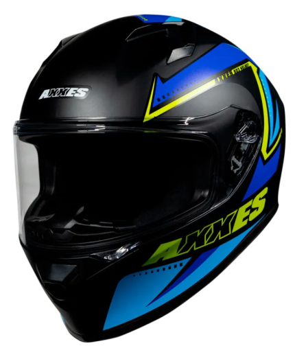 CASCO INT AXXES RAGE N MATE AZUL TALLA  L