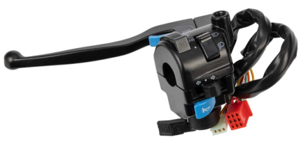 COMANDO IZQUIERDO COMPLETO CON APAGADOR LUCES.TVS 100 SPORT ELS-KLS/REVO_UND