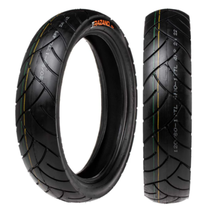 LLANTA 120/80-17 TL 4PR TS18 61P TRAZANO 1.00 19.00
