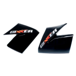 TAPAS LATERALES TANQUE GASOLINA PARA GIXXER 150