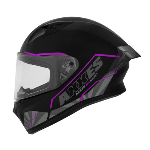 13927 CASCO AXXES INT BUSHI NEGRO MOR MATE L - Imagen 1