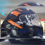 CASCO INTEGRAL ICH 501_SP RUUBIR NEGRO NARANJA TALLA XL