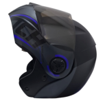 CASCO ABATIBLE ICH 3110 SOUL NEGRO AZUL TALLA XL