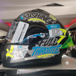 CASCO INTEGRAL ICH 503 SCRAPS NEGRO TALLA M