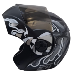 CASCO ABATIBLE ICH 3110 VIBOR NEGRO TALLA XL