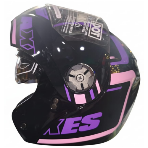 14232 CASCO AXXES ABATIBLE OURO NG MR BRILLO TALLA XL - Imagen 1