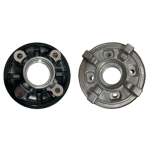 PORTA SPROCKET NEGRO CON RETENEDOR Y BALINERA PARA AKT125 SL/NKD