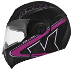 CASCO AXXES ABATIBLE LEV NEGRO MOR MATE TALLA L