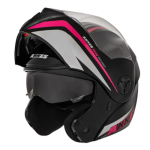 CASCO AXXES ABATIBLE TROCK NEGRO FUC MATE TALLA M