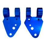 ALETA DE FAROLA (SOPORTE) UNIV ALUMINIO CROMADO (PAR) ZX-879