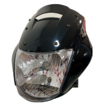 COMBO FAROLA + CARENAJE C/VISOR YBR-125 SS (INDIA) NEGRO