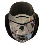 COMBO FAROLA + CARENAJE CBF-150 NEGRO