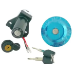 KIT SUICHE DE ENCENDIDO + TAPA TANQUE + UN SEGURO.XTZ 125/REVO_KIT