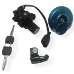 KIT SUICHE DE ENCENDIDO + TAPA TANQUE + UN SEGURO CASCO.XR 125 L/REVO_KIT