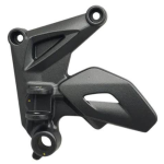 SOPORTE POSAPIE NEGRO IZQUIERDO PULSAR NS 200 / NS 160 / ORIGINAL