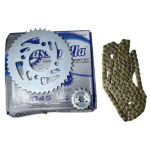 KIT DE ARRASTRE PULSAR NS 125 4 HUECOS (PT43C-PD14C-428-H-132-C) DORADA CASSAREA