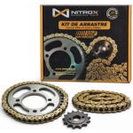 KIT DE ARRASTRE AKT NKD SL 428-120-15T  DORADO