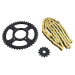 KIT DE ARRASTRE RAIDER 125 420-128-4H-14T DORADO
