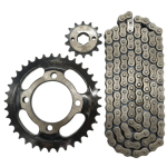 KIT DE ARRASTRE CB125E,CBZ160,E-STORM-125,NITRO 125 14-37T-428H-122-4H